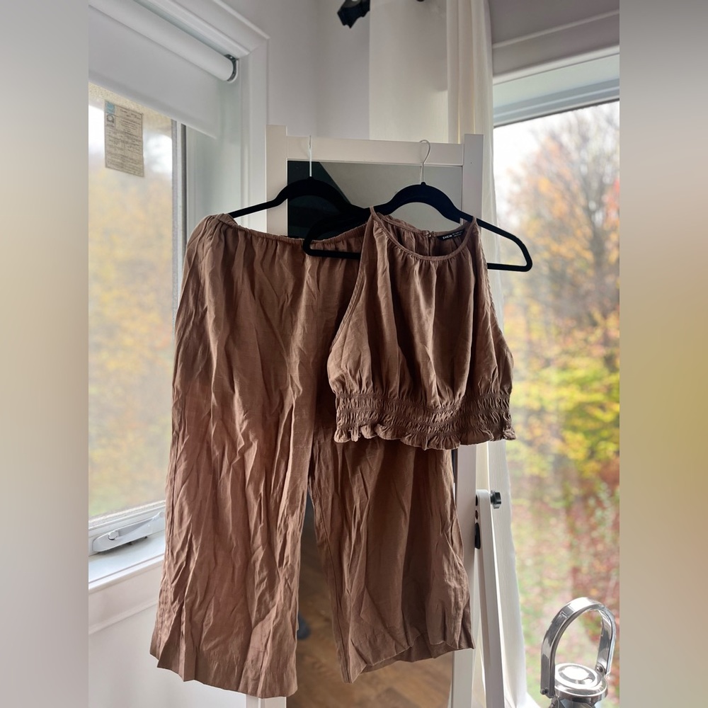 SHEIN Matching Brown Set Size Large, Extreme Stretch!